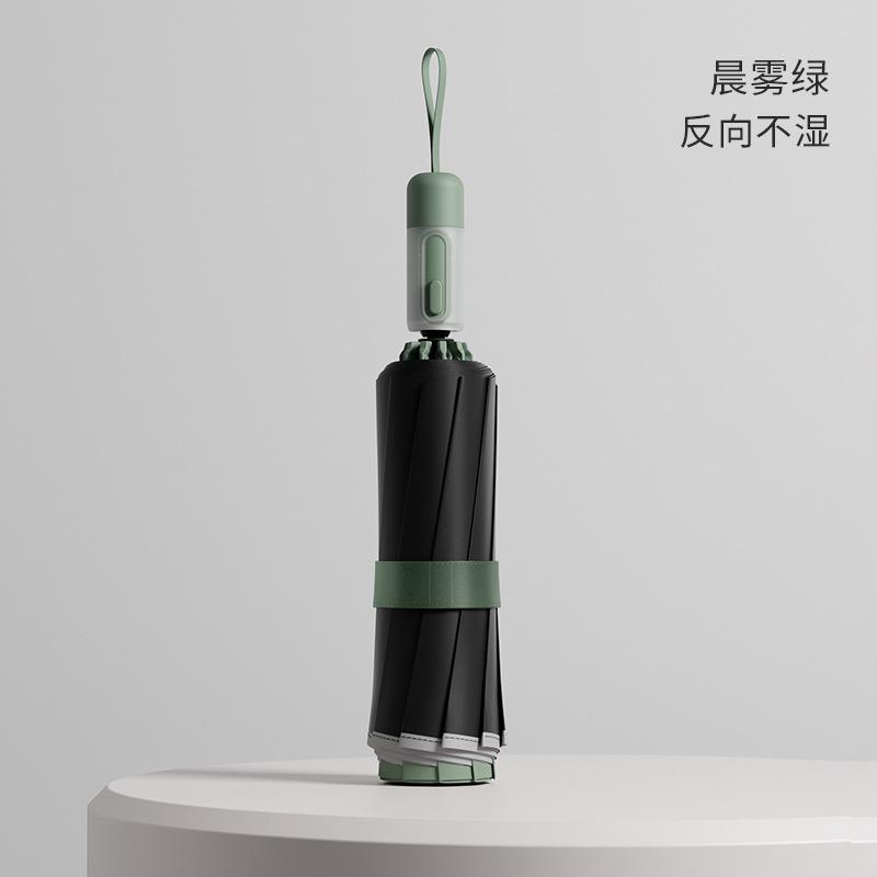 Автоматический солнечный зонт супер ветроустойчивый зонт мужской большой размер утолщенный усиленный складной мужской специальный солнцезащитный зонт