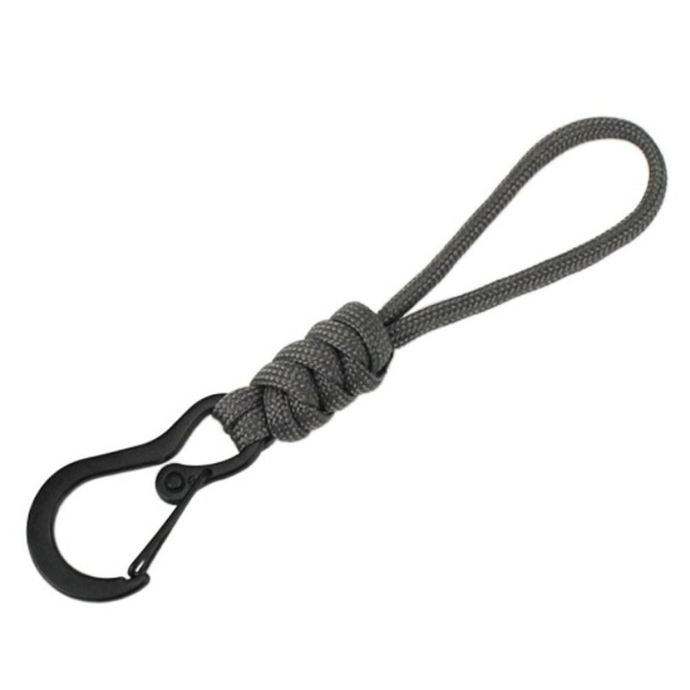 Multifunctional Paracord Lanyard High Strength Parachute Cord Carabiner Paracord Keychain Hiking