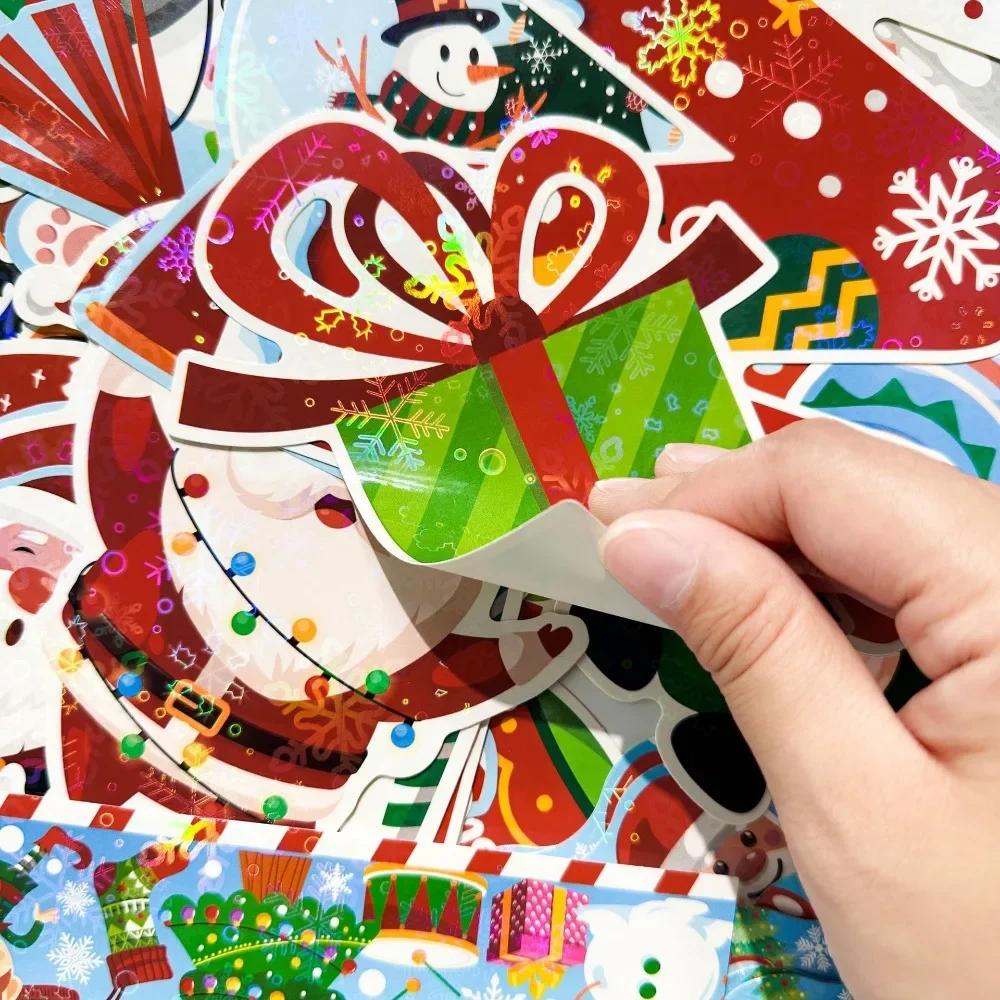 Рождественские наклейки на окна Рождественские наклейки на стены Наклейки на стены в детской комнате Веселые рождественские украшения для дома Наклейки на Новый год