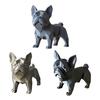 Yousheng French Bulldog Statue 3D Printed Standing Dog Figurine PLA Animal Sculpture Home Office Bookshelf Desktop Decoration Ornament