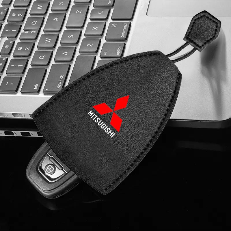 Сумка для хранения брелока автомобиля Раздельный чехол для автомобильного ключа Чехол для ключа для Mitsubishi Lancer 9 Ex Evo ASX L200 Colt Pajero Sport