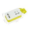 Портативная защита для удлинителя, удлинитель 1,5 м, розетки переменного тока + 2 USB-порта