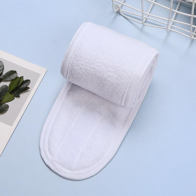 Adjustable Head Band Women Spa Wide Hairband Yoga Bath Shower Makeup Wash Face Cosmetic Headband Soft Toweling Hair Accessories