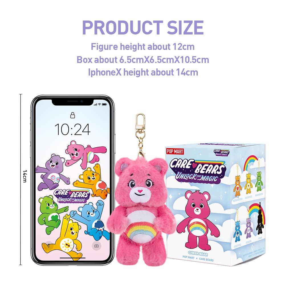 POP MART Care Bears РАЗБЛОКИРОВАТЬ МАГИЧЕСКУЮ серию Pop Mart Gacha Gacha Blind Box Фигурка Пластиковая модель Премиум-игрушка Мягкий винил Оригинальный персонаж День рождения