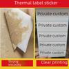 Durable Thermal Paper 30x40 Self-Adhesive Label Roll for Teacher's Day Stickers