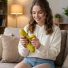 Pickled Cucumber Shape Squeeze Toys Slow Rising Sensory Squeeze Ball Soft Cucumber for Adult, Teen, Kids, Office, Home, Travel