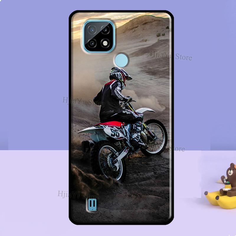 Moto Cross Motorcycle Sports For Realme GT Neo 5 10 11 Pro Plus C55 C35 C33 C31 C30 C21Y OnePlus 11 Nord CE 2 Lite Case
