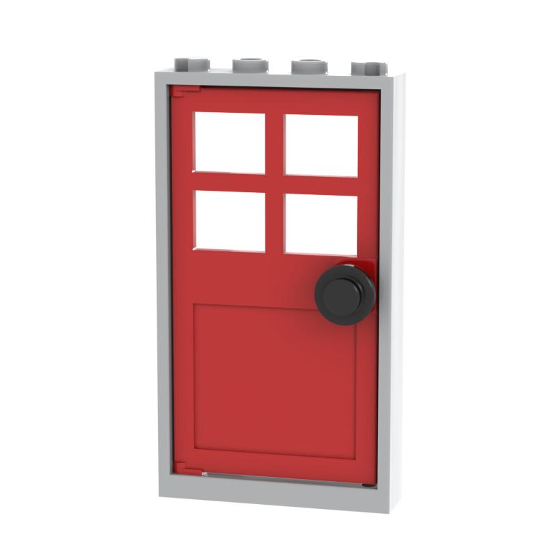 Дверные Оконные Строительные Блоки Совместимые с Крупными Брендами Детские Игрушки 60596 60623 6141 Раннее Обучение MOC Образовательные Подарки