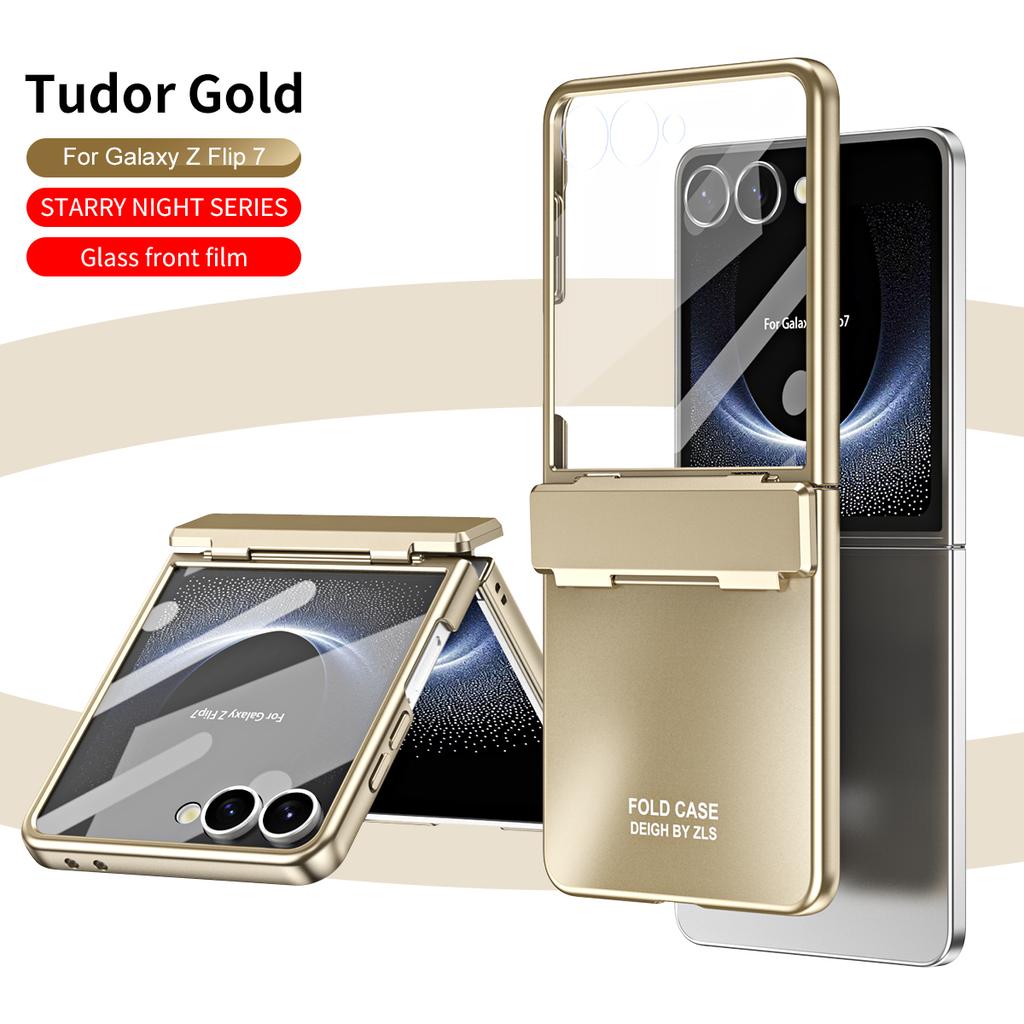 Для Samsung Galaxy Z Flip 7 Серия Star Покрытие PC Противоударный Противоотпечатки Пальцев Противоскользящий Чехол для Телефона