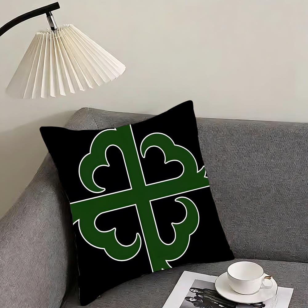 Chechen National Flag Cushion Cover Reversible Plush Pillow Cover – For car, sofa, bedroom, perfect as a gift.