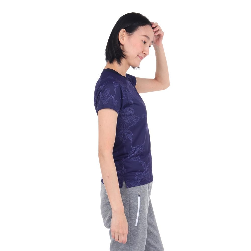 Рубашка с коротким рукавом Game Shirt Navy Blue M [YONEX] женская (019)