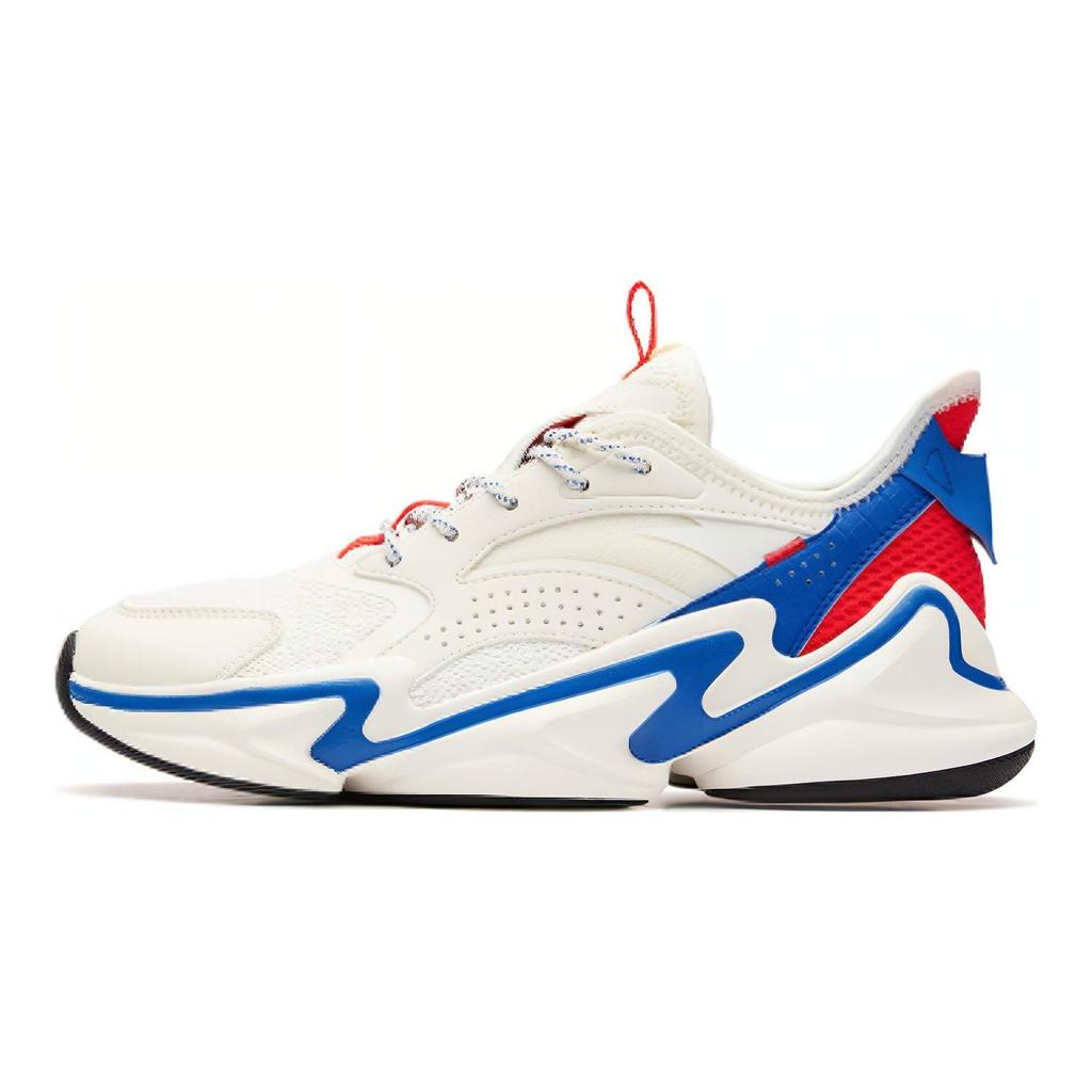 Anta Cushioning Slip Resistant Low top Chunky Sneakers Men's White 11938883-4