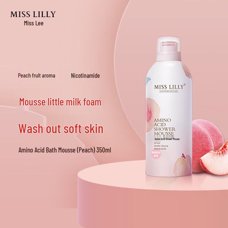 Miss Lilly Peach Mousse Amino Acid Shower Gel
