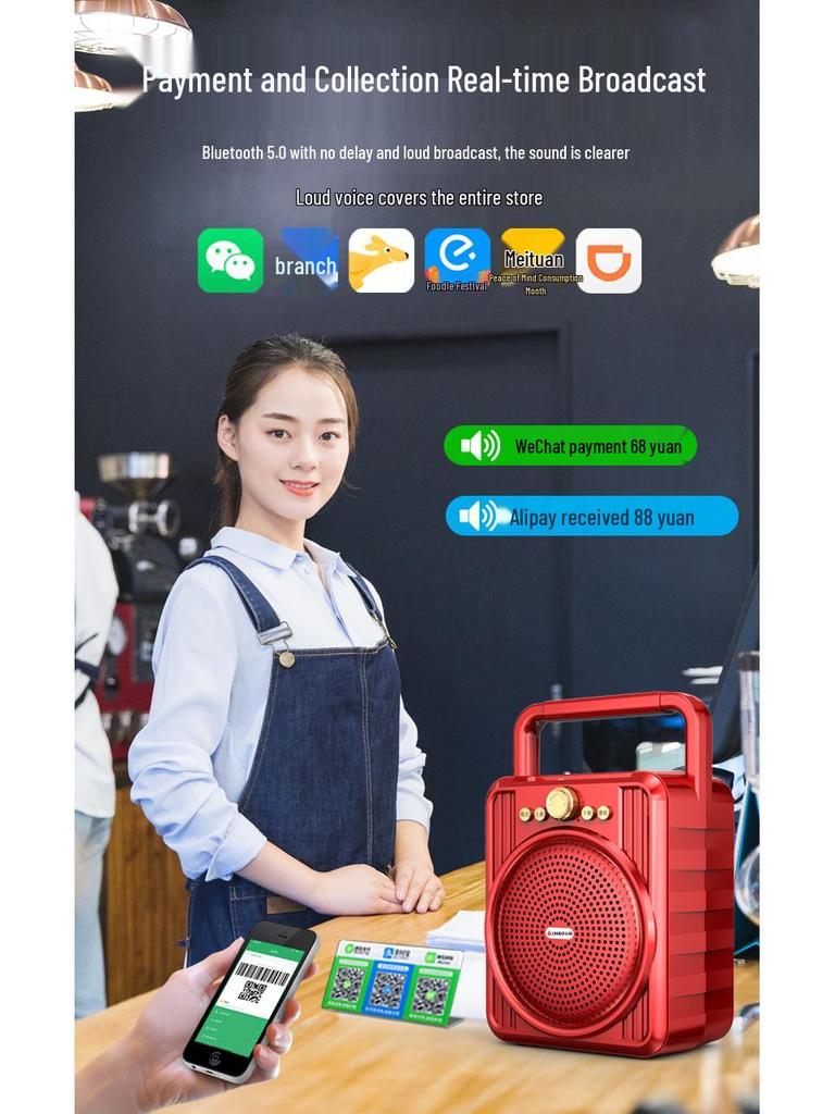Портативная уличная Bluetooth-колонка с высокой громкостью