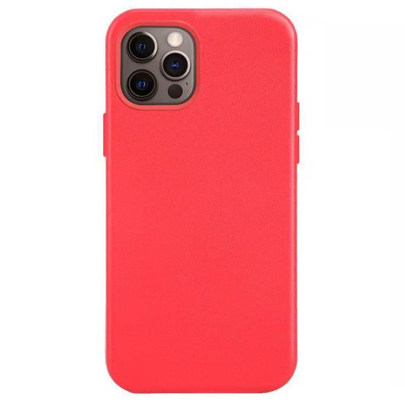 Genuine Leather IPhone 12 Pro Max MagSafe Case Slim Protective Back Cover With Magnetic Attachment