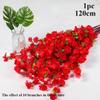 Мультистильные искусственные цветы Короткие/длинные красные украшения для дома и вечеринки Украшение для дома