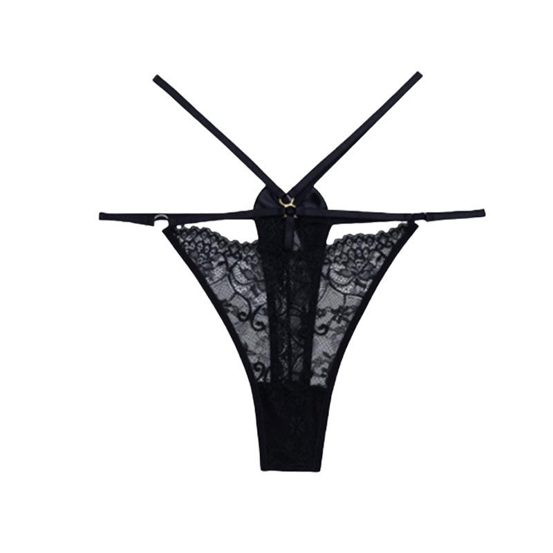 Трусики-стринги женские кружевные стринги большого размера сексуальное нижнее белье с двойным поясом женские стринги сплошные женские трусы дышащие ультратонкие сексуальное нижнее белье