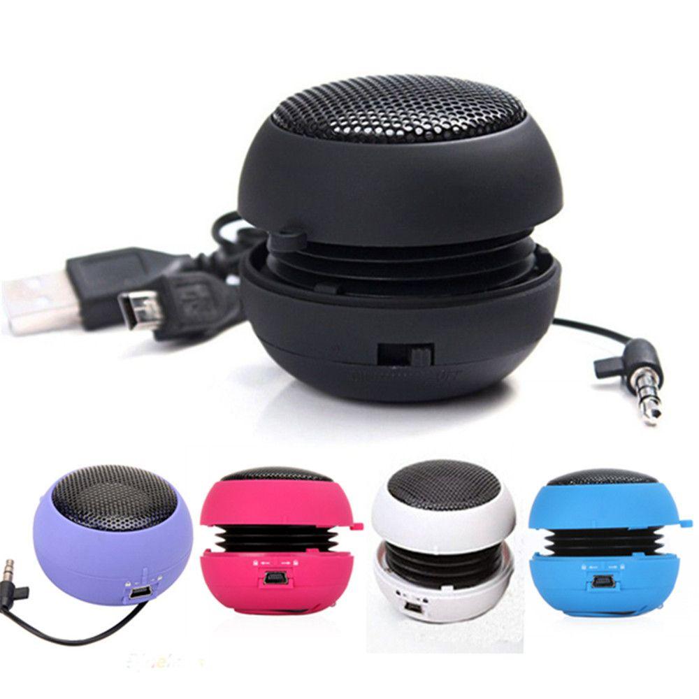 Laptop Portable Mini Loudspeaker for Phone PC Hamburger Speaker Sound Box Amplifier 3.5mm Jack