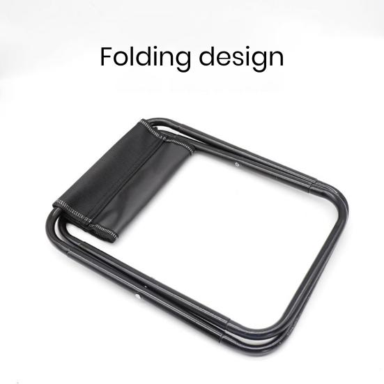 Mini Folding Stool Portable Lightweight Heavy Duty Waterproof Oxford Cloth Outdoor Camping Backpacking Beach Picnic Fishing Collapsible Chair Seat