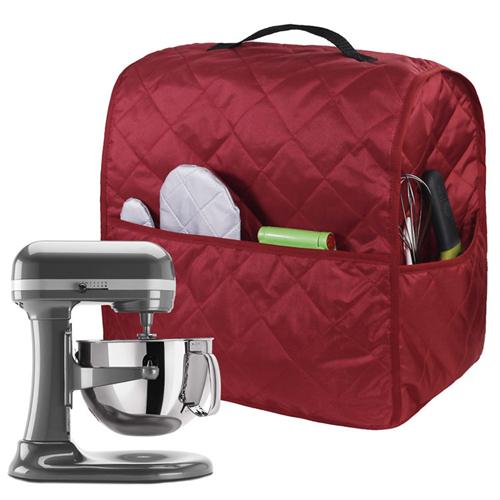 Чехол для миксера-стенда KitchenAid с наклонной головкой 4,5-5 кварт, пылезащитный чехол для кухонного комбайна с карманом для бытовых гаджетов и аксессуаров