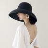 Wide Brim Straw Hat Boho UV Protection Cap Fashion Weave Hat  Travel