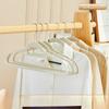 10 pieces Plush hangers for home use, anti slip, non marking, anti shoulder corner, drying clothes for both dry and wet use