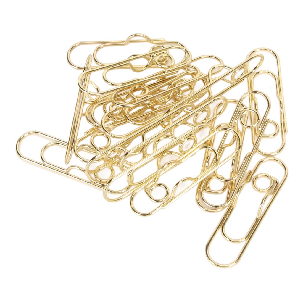 40 шт. зажимов для ручек из углеродистой стали, золотые зажимы для ручек, маленькие портативные зажимы для канцелярских принадлежностей 