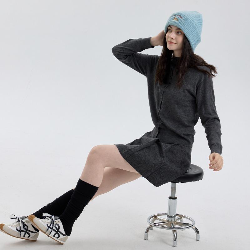 Милая вязаная шапка с вышивкой щенка, закрывающая лоб, с защитой ушей, утолщенная для тепла, мужская и женская, для улицы осенью и зимой