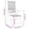 Garden Chairs 2 pcs Beige Solid Acacia Wood and Polypropylene