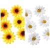 6pcs/set Bohemian Style Simulation Flower Hair Clips Cloth Girl Hair Clip  Seaside
