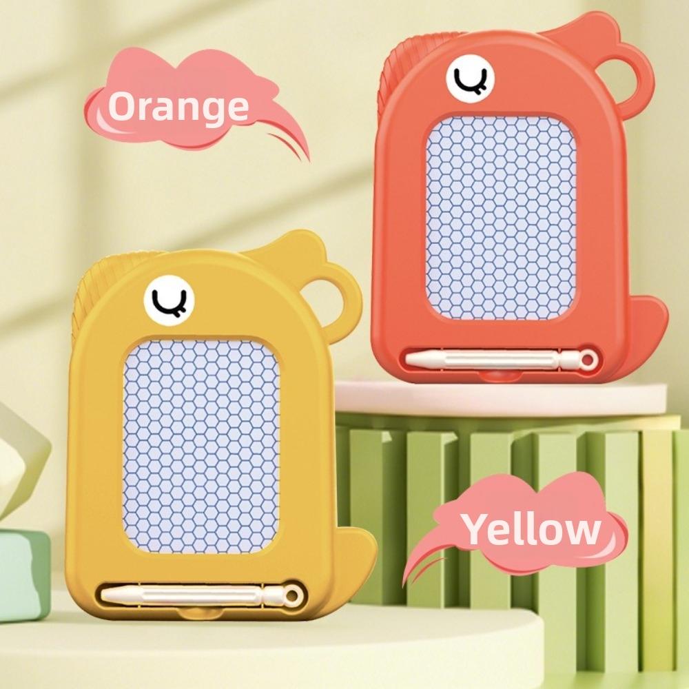 DIY Mini Doodle Pad Keychain Funny Fidget Toy Magnetic Drawing Board Keychain For Kids