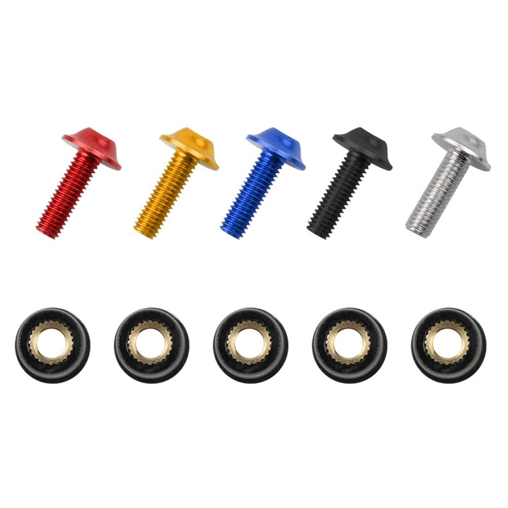 10 шт. M5x16 мм мотоциклетные болты для лобового стекла, винты, гайки, крепеж для Honda Suzuki Yamaha Kawasaki