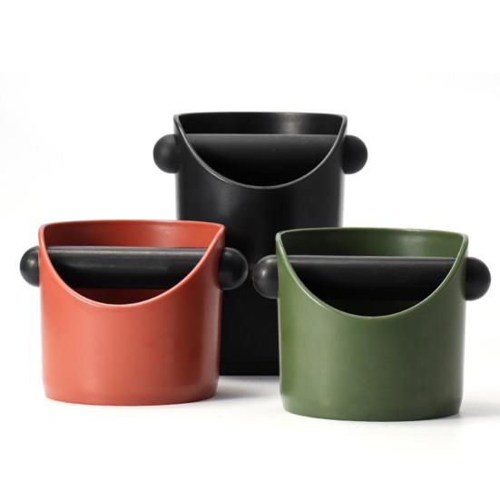 Нок-бокс для кофе, нескользящая резиновая основа, амортизирующий контейнер для гущи для эспрессо, бариста, мусорное ведро, ведро для кухни, принадлежности для кафе