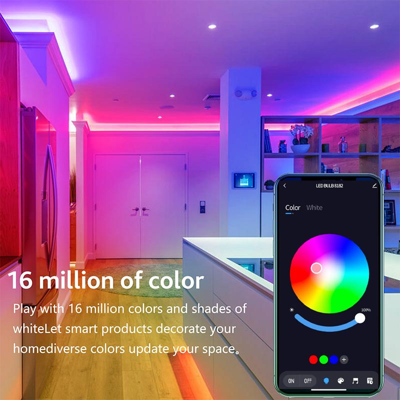 Tuya Smart LED Lamp With Bluetooth Downlight Round Spot Light 10W RGB Color Changeing встраиваемые светодиодные точечные светильники для потолка