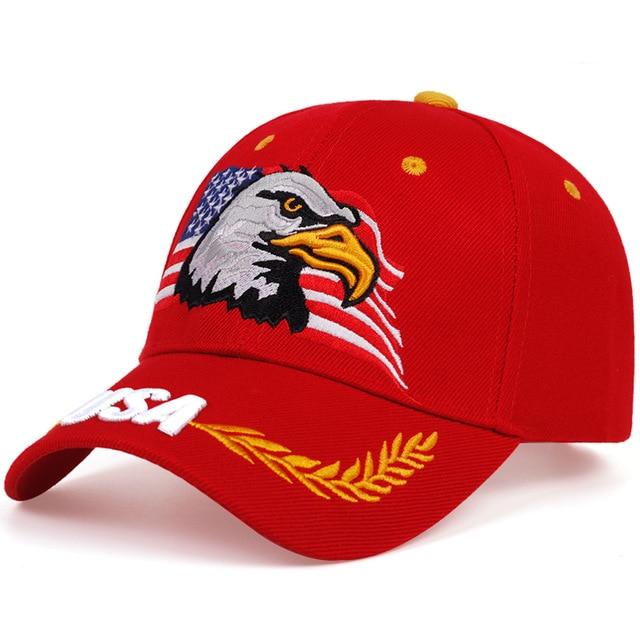 Men 'S Baseball Cap Fashion Snapback Caps For Women Patriotic Embroidery American Eagle And Flag Usa Dad Hat Trucker Hats Gorras
