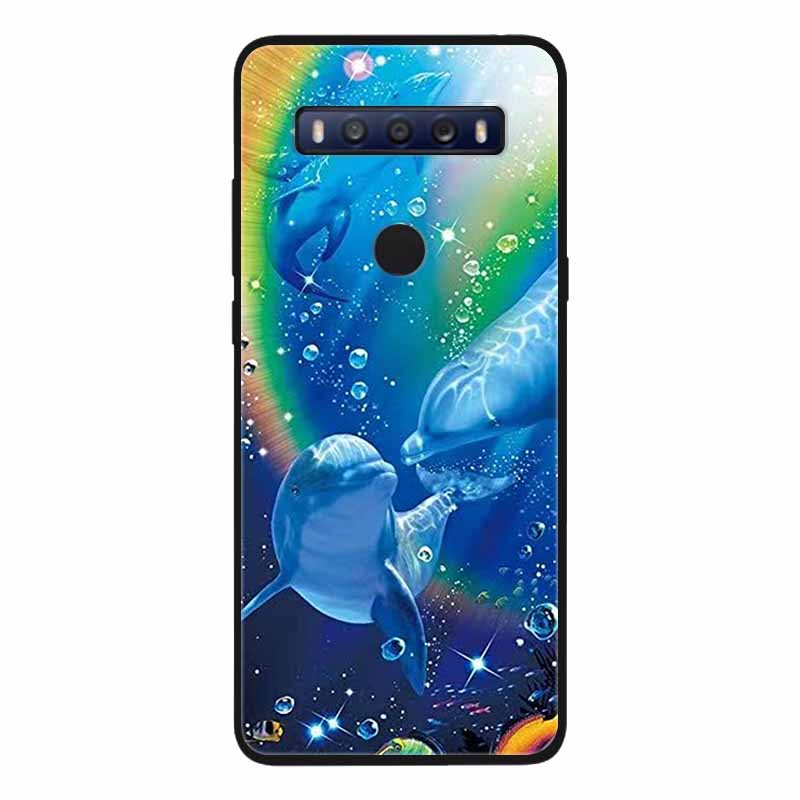 Для чехла TCL 10 SE Мягкий Силиконовый Крутой Модный Чехол Для TCL 10SE T766U T766H Задняя Крышка TCL10SE TPU Защитный Чехол Для Телефона Fundas