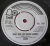 7-дюймовая пластинка DAWN - Что ты делаешь в воскресенье BLL1169 Bell Records 1970 Великобритания Рок Б/У