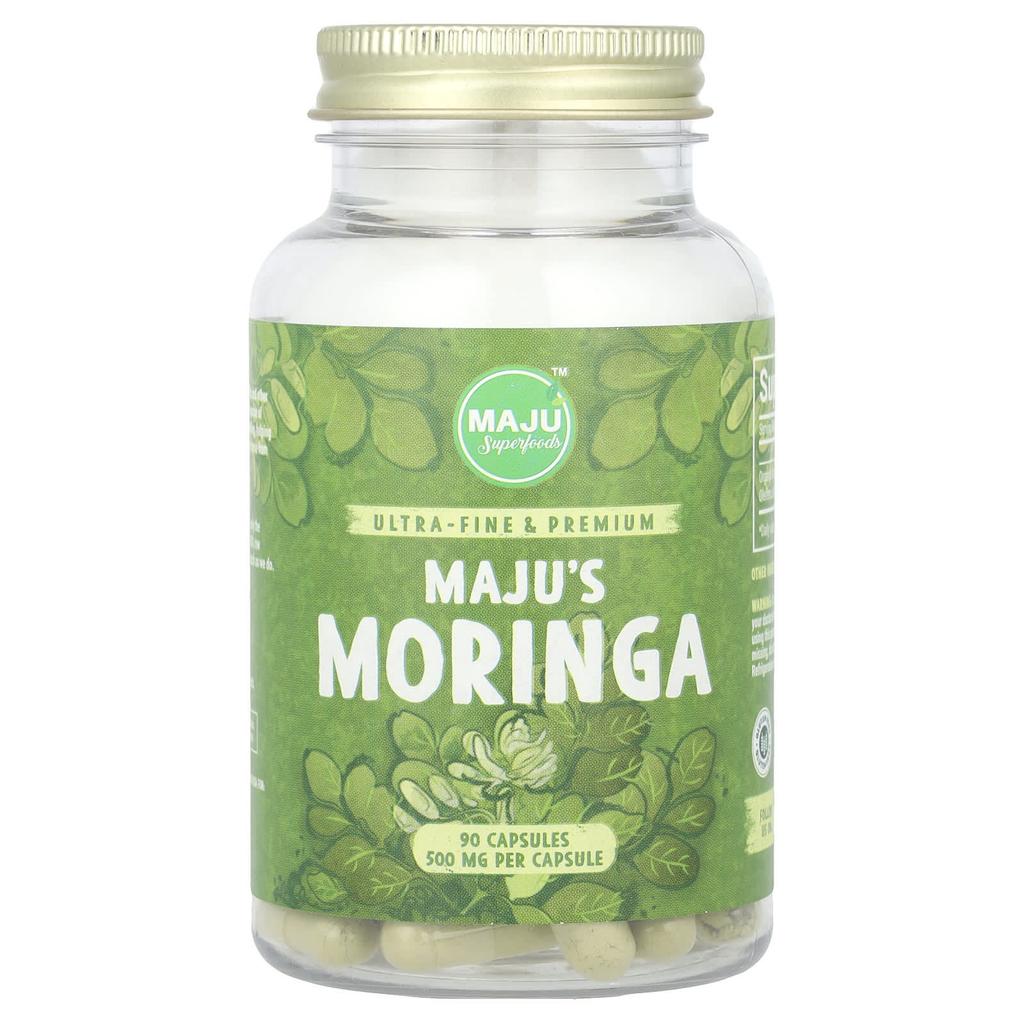 Maju Superfoods Maju's Moringa, 1000 мг, 90 капсул (500 мг на капсулу)