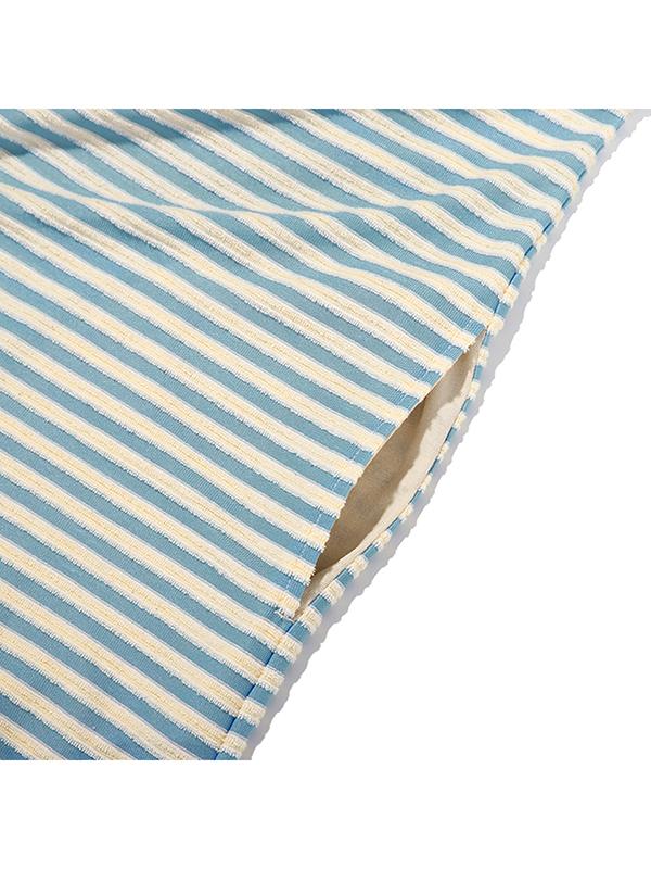 Kirsh Striped Terry Dress [Sky]