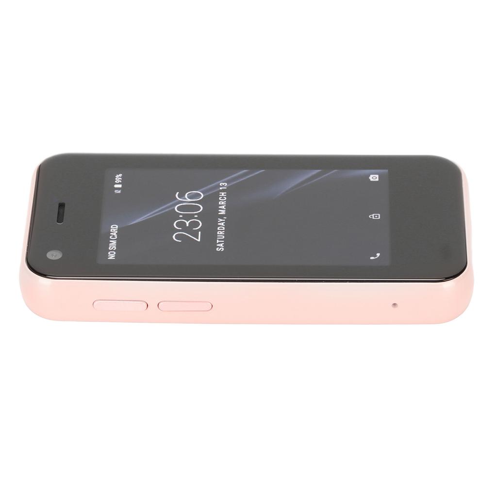 XS11 Mini Mobile Phone 2.5in WiFi GPS 1GB 8GB Quad Core for Android Smart Phone for Students Pink