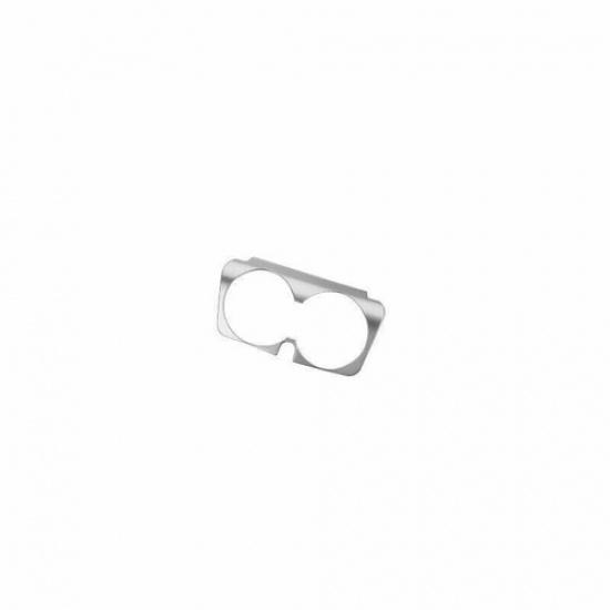 Water Cup Frame Trim Central Console Matte Silver 2015-21 For Benz C-Class W205
