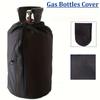 Propane Gas Bottle Protective Cap Black Style, Outdoor UV-Resistant Design, Home BBQ Accessory Practical Kitchen Equipment