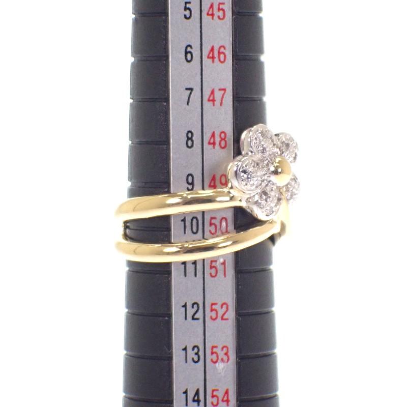 Ponte Vecchio  #10(JP Size) ring gold K18 yellow gold/K18 white gold Women