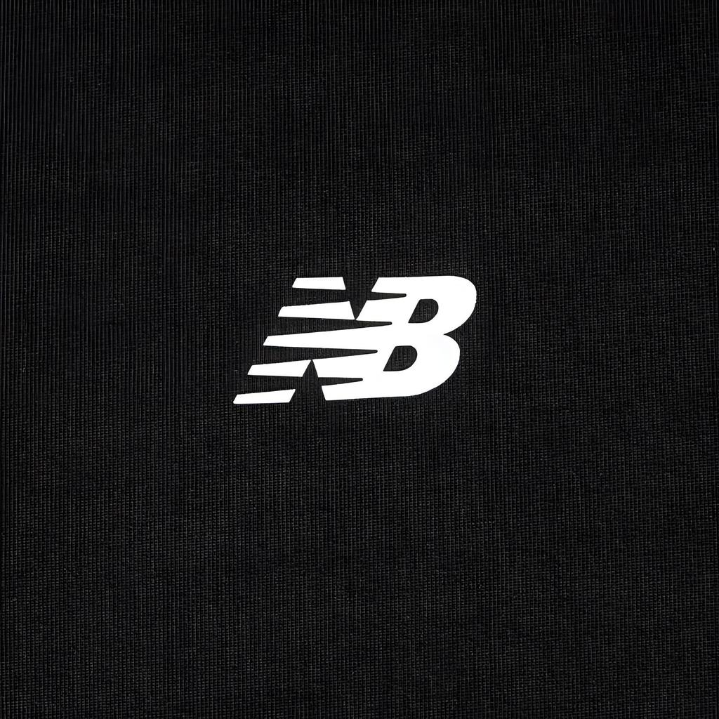 New Balance Футболка с принтом логотипа Athletics Азиатский размер 'Черный' Унисекс 5ED24491-BK
