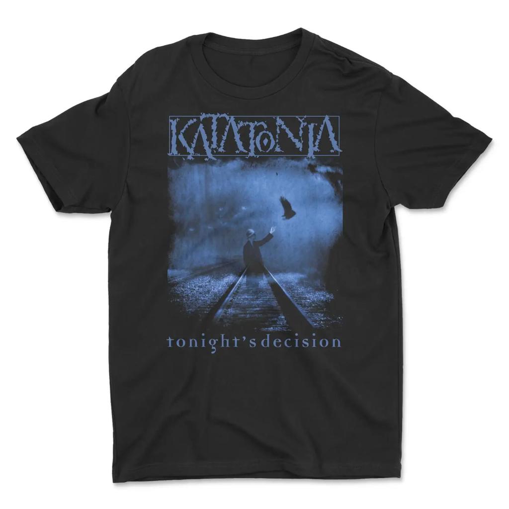 Katatonia T Shirt Tonights Decision Cotone Pesante Nera Tutte Le Taglie Vintage Stylish Fashion Slightly Graphic