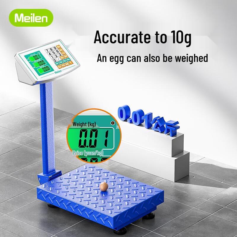 Meilin 300 кг Коммерческие цифровые платформенные весы (Китайская версия)