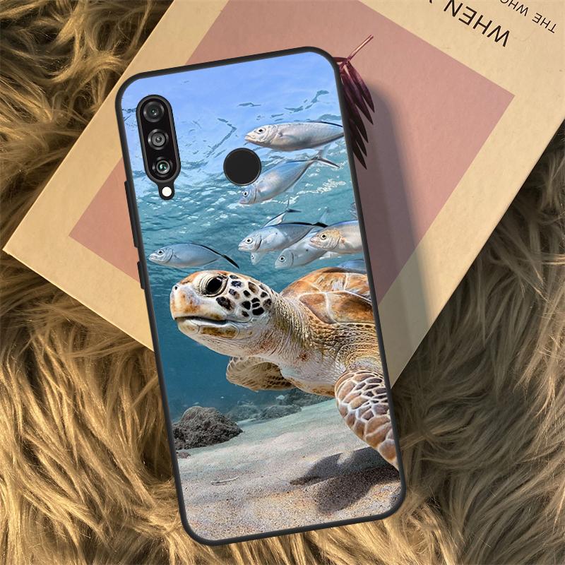 Милые мультяшные черепашки для Huawei Nova 11i 12i 3i 7i 8i 9 10 SE Y60 Y61 Y70 Y72 Y73 Y90 Y91 P20 P30 P40 Lite Чехол