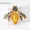 Fashion Enamel Oil Drop Big Bee Brooch High Sense Niche Ladies Clothing Corsage Ornament Insect Pin