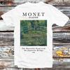 Claude Monet Waterlily Pond Art Exhibition T Shirt B1239