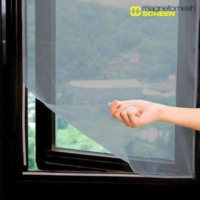 Москитная сетка - Магнито - Черный - Самоклеящаяся фиксация - Магнитная - Защита от насекомых